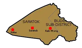 Localisation de District de Saratok