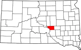 Localisation de Comté de Buffalo(en) Buffalo County