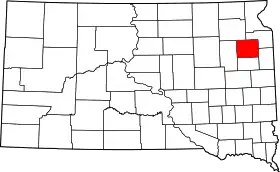 Localisation de Comté de Codington(en) Codington County