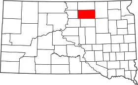 Localisation de Comté d'Edmunds(Edmunds County)