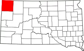 Localisation de Comté de Harding(Harding County)