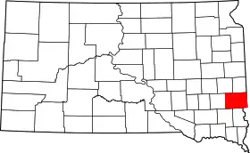Localisation de Comté de Minnehaha(en) Minnehaha County