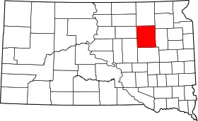 Localisation de Comté de Spink(en) Spink County