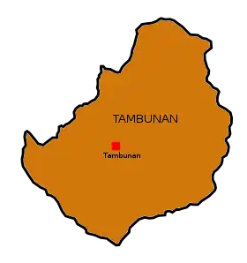 Localisation de District de Tambunan