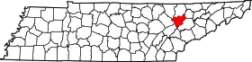Localisation de Comté d'Anderson(Anderson County)