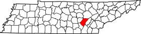 Localisation de Comté de Bledsoe(Bledsoe County)
