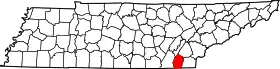 Localisation de Comté de Bradley(Bradley County)