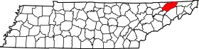 Localisation de Comté de Hawkins(Hawkins County)