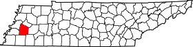 Localisation de Comté de Haywood(Haywood County)