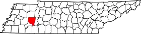 Localisation de Comté de Henderson(Henderson County)