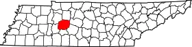 Localisation de Comté de Hickman(Hickman County)