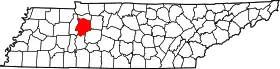 Localisation de Comté de Humphreys(Humphreys County)
