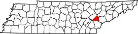 Localisation de Comté de Loudon(Loudon County)