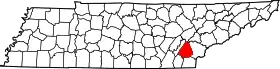 Localisation de Comté de McMinn(McMinn County)