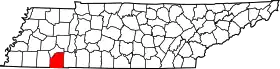 Localisation de Comté de McNairy(McNairy County)