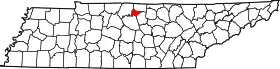 Localisation de Comté de Trousdale(Trousdale County)