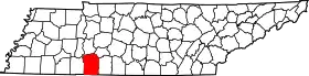 Localisation de Comté de Wayne(Wayne County)