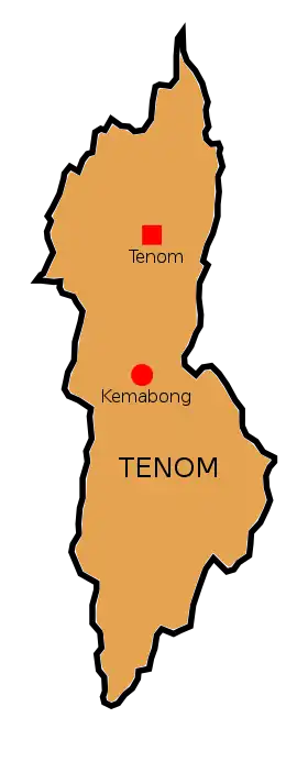 Localisation de District de Tenom