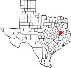 Localisation de Comté de Houston(en) Houston County