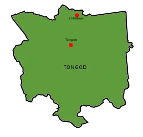 Localisation de District de Tongod
