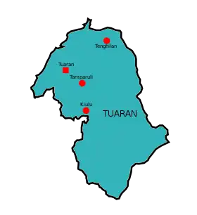 Localisation de District de Tuaran