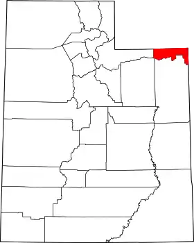 Localisation de Comté de Daggett(Daggett County)