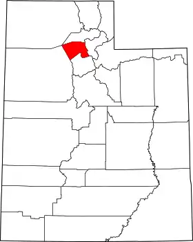 Localisation de Comté de Davis(Davis County)