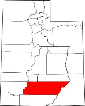 Localisation de Comté de Garfield(Garfield County)