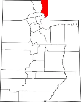 Localisation de Comté de Rich(Rich County)