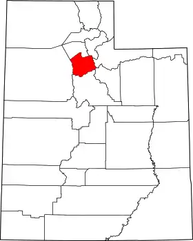 Localisation de Comté de Salt Lake(Salt Lake County)