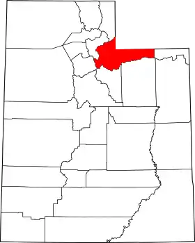 Localisation de Comté de Summit(Summit County)