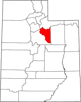 Localisation de Comté de Wasatch(Wasatch County)