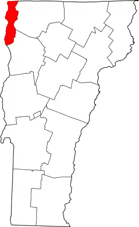Localisation de Comté de Grand IsleGrand Isle County