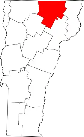 Localisation de Comté d'Orleans(Orleans County)