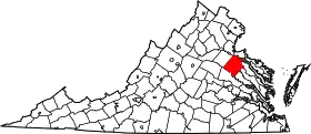 Localisation de Comté de CarolineCaroline County