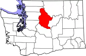 Localisation de Comté de Chelan(Chelan County)