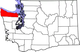 Localisation de Comté de Clallam(Clallam County)