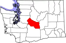 Localisation de Comté de Kittitas(Kittitas County)