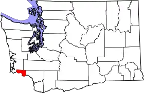 Localisation de Comté de Wahkiakum(Wahkiakum County)