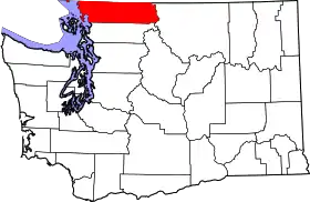 Localisation de Comté de Whatcom(Whatcom County)