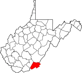 Localisation de Comté de Monroe(Monroe County)
