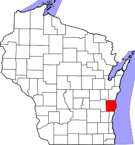 Localisation de Comté de Sheboygan(Sheboygan County)