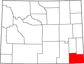 Localisation de Comté de Laramie(Laramie County)