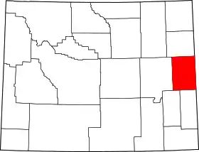 Localisation de Comté de Niobrara(Niobrara County)