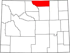 Localisation de Comté de Sheridan(Sheridan County)