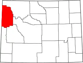 Localisation de Comté de Teton(Teton County)