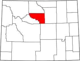 Localisation de Comté de Washakie(Washakie County)