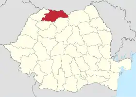 Localisation de Județ de Maramureș