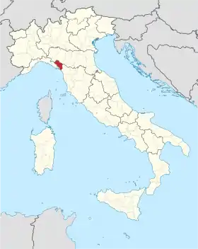 Localisation de Province de Massa-Carrara