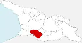 Localisation de Meskhétie
